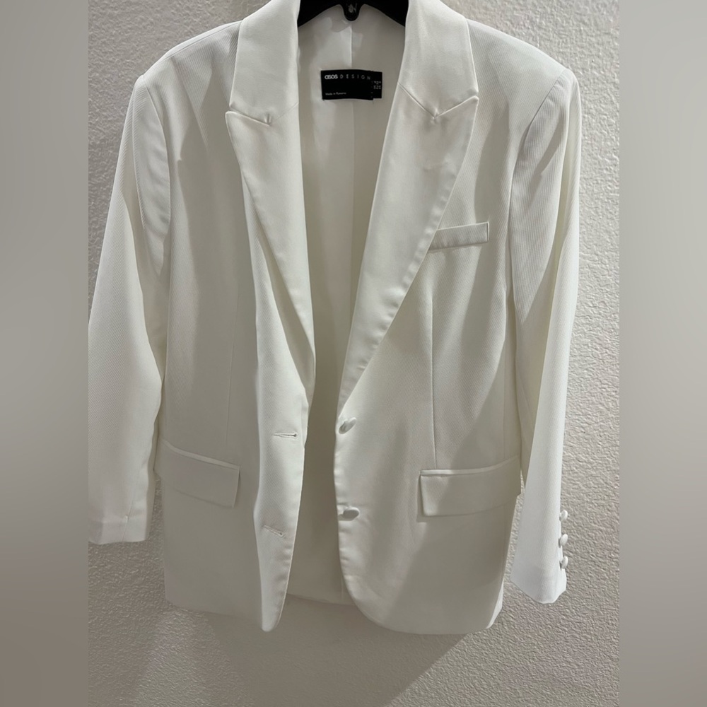 White Oversized Blazer Brand new, EU32, US0